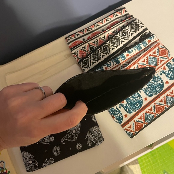 Small Zip Canvas Pouch - Picture 2 of 3